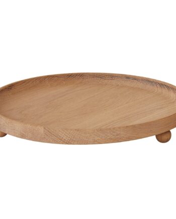 Oyoy Living Design Inka Rund Træbakke 30 Cm  Nature