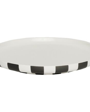 Oyoy Living Design Toppu Frokosttallerken ø20  Hvid Sort