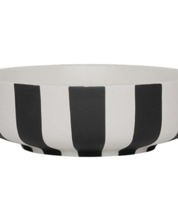 Oyoy Living Design Toppu Skål Lille ø13  Hvid Sort
