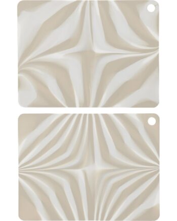 Oyoy Living Design Zebura Dækkeserviet  Clay Hvid    Stk