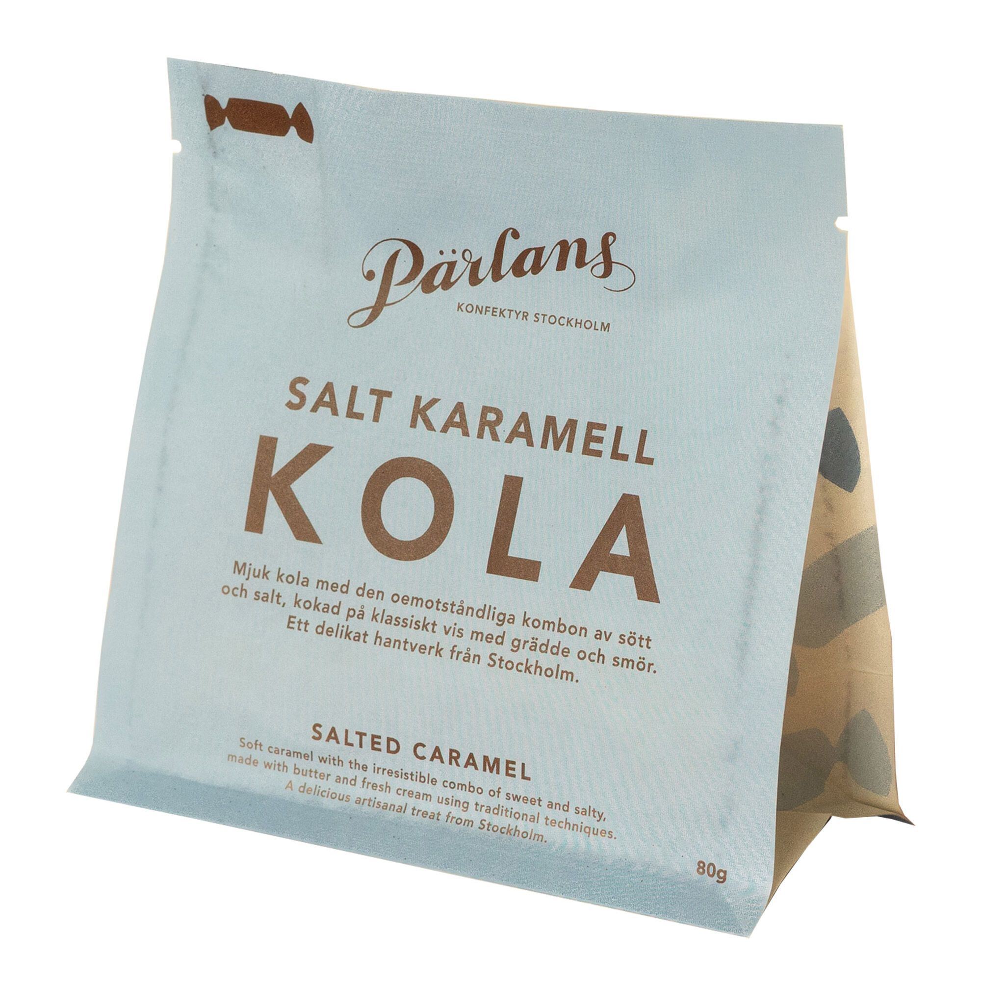 Pärlans Konfektyr Karameller 80    Salt-karamel 80