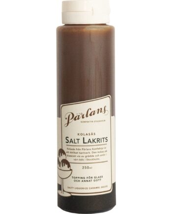 Pärlans Squeeze Karamelsauce  250 Ml  Saltlakrids