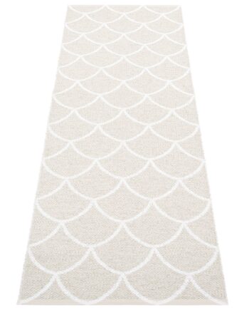 Pappelina Gulvtæppe Kotte  70   225 Cm  Fossil Grey White