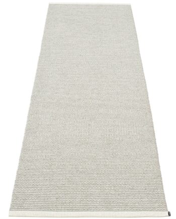 Pappelina Gulvtæppe Mono  70   200 Cm  Fossil Grey White Grey