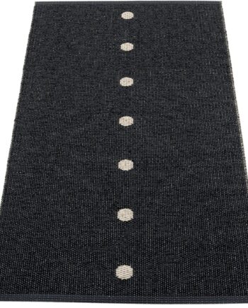 Pappelina Gulvtæppe Peg  70   140 Cm  Black Linen