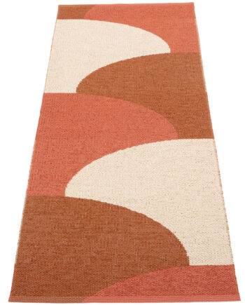 Pappelina Hill Tæppe 70x180 Cm  Brick Rust Cream