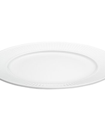 Pillivuyt Hvid Plissé Tallerken    26 Cm
