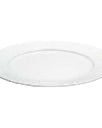 Pillivuyt Hvid Plissé Tallerken    22 Cm