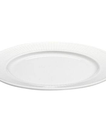 Pillivuyt Hvid Plissé Tallerken    20 Cm
