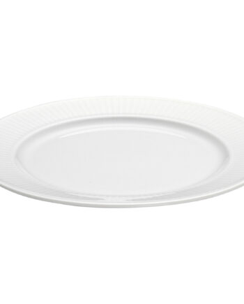 Pillivuyt Hvid Plissé Tallerken    17 Cm