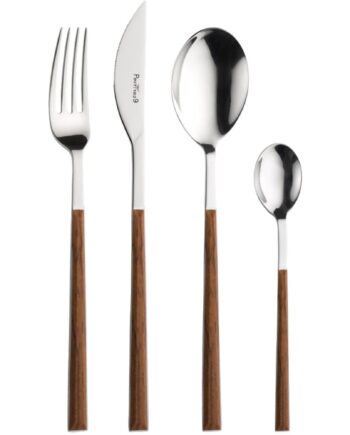 Pintinox Sushi Bestiksæt 24 Dele  Queen Mahogany
