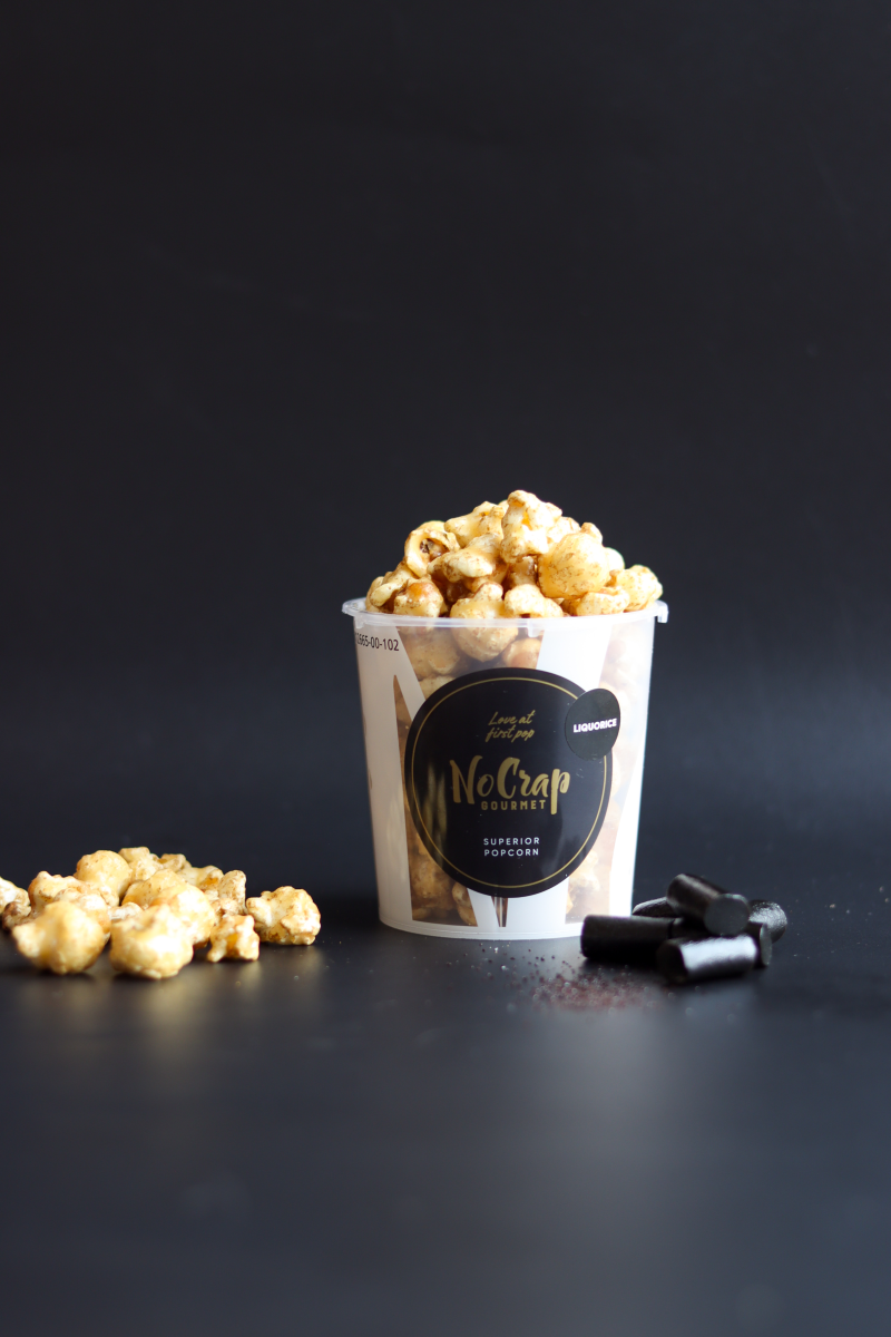 Popcorn Med Lakrids Nocrap Gourmet