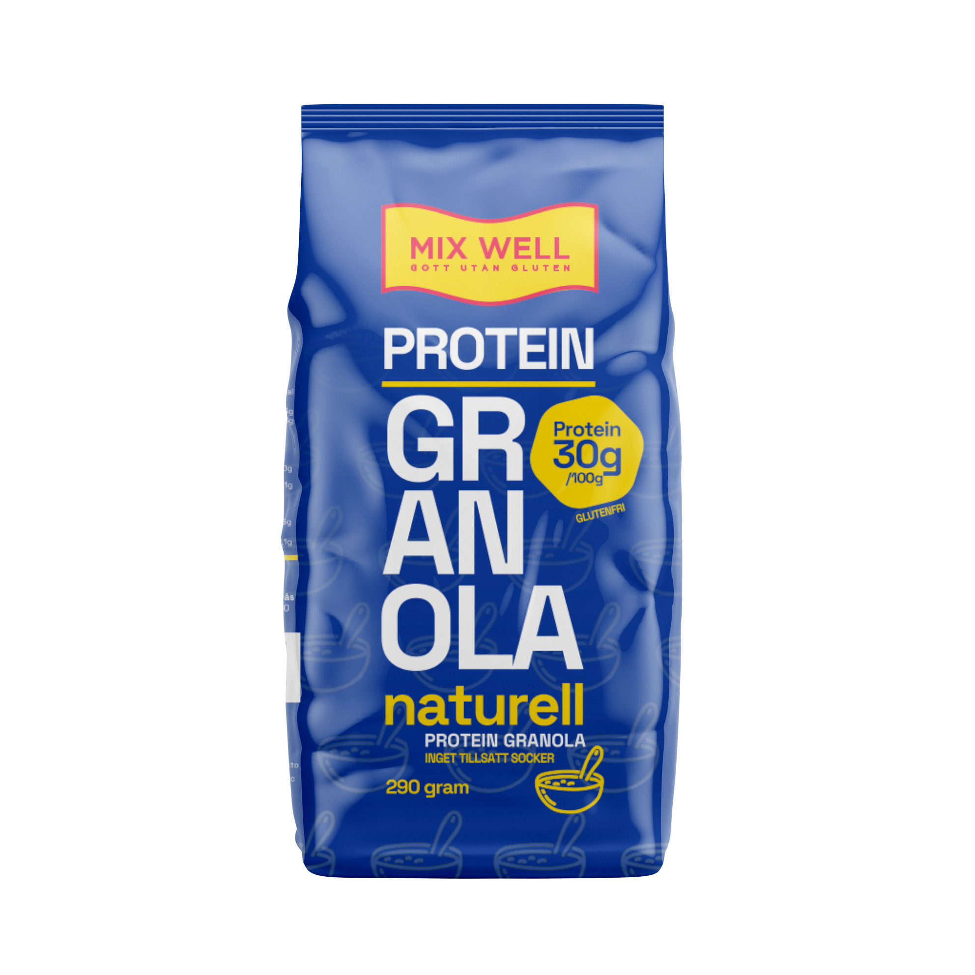 Protein Granola Naturel Mix Well 455
