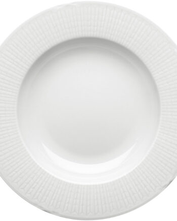 Rörstrand Swedish Grace Dyb Tallerken  25 Cm  Hvid
