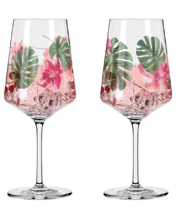 Ritzenhoff Sommersonett Monstera Vinglas    Stk
