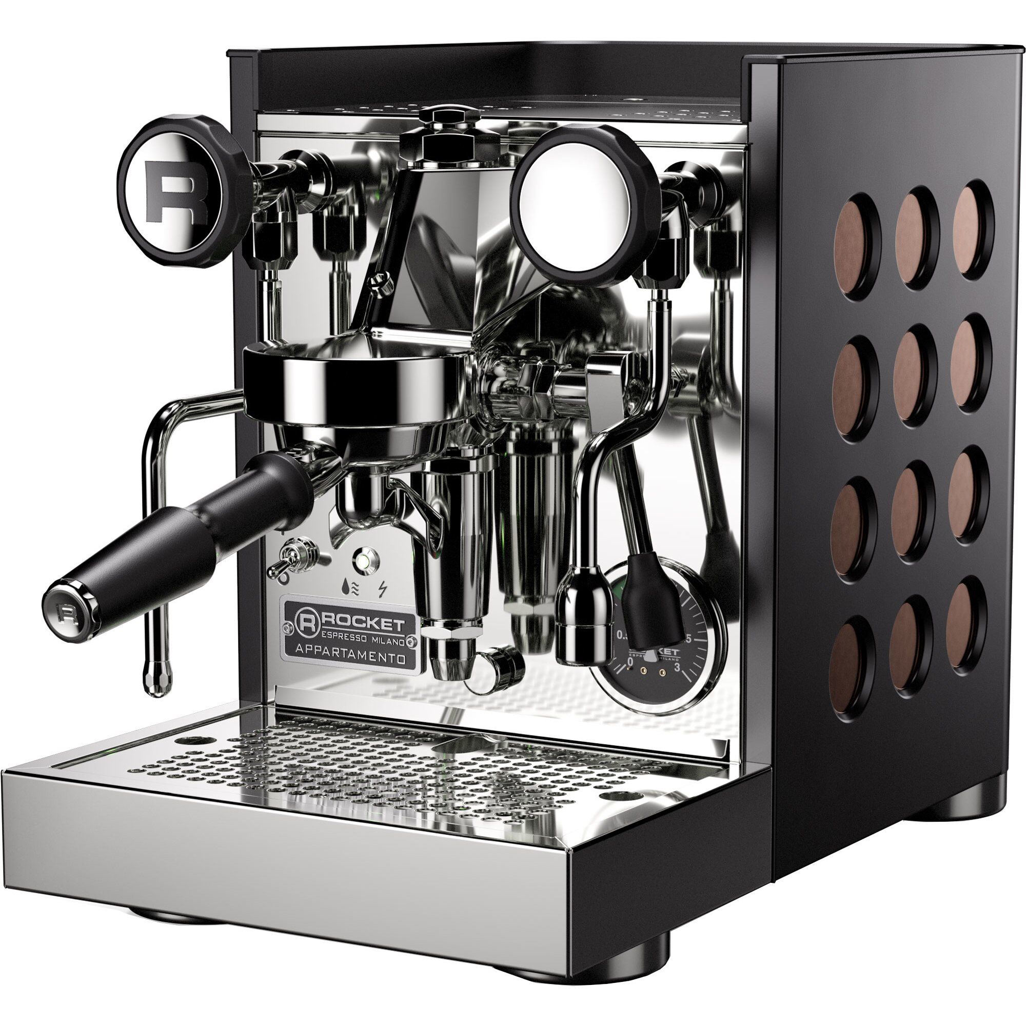 Rocket Appartamento Tca Espressomaskine Sort Kobber