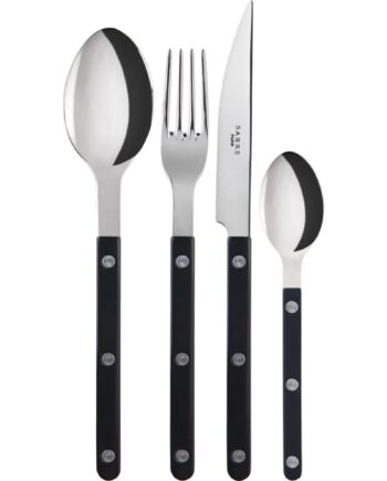 Sabre Paris Bistrot Solid Bestiksæt   Dele  Sort