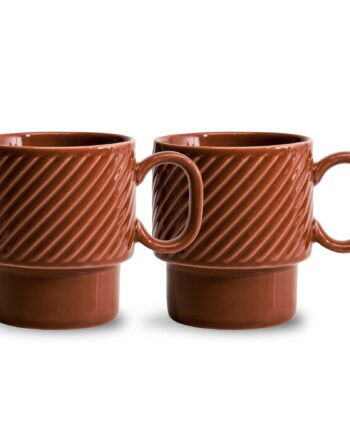 Sagaform Coffee   More Kaffekrus  -pak  Terracotta