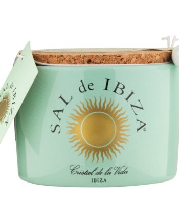 Sal De Ibiza Ibiza Fleur De Sel  Naturligt Salt   En Keramikkrukke