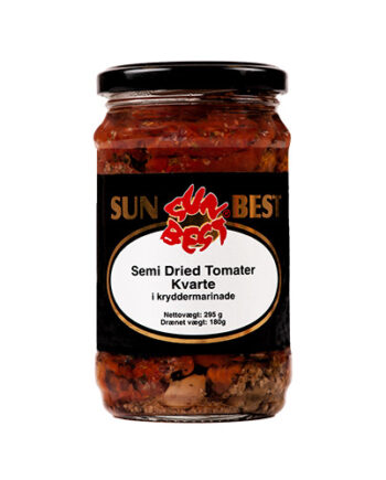 Semi Dried Kvarte Tomater   Kryddermarinade