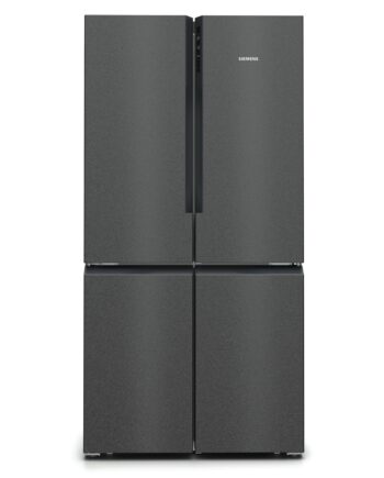 Siemens Kf96naxea Iq300 Fritstående Køle- Fryseskab 183x90 Cm  Black Steel