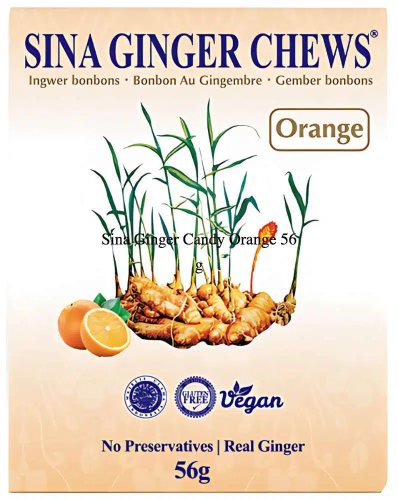 Sina Ginger Candy Appelsin 56