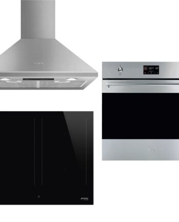 Smeg Classic Hvidevarepakke  Rustfrit Stål