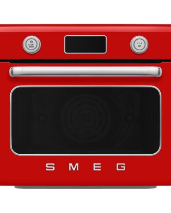 Smeg Cof01rdeu Fritstående Dampovn  Rød
