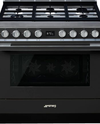 Smeg Cpf9gpan Portofino Gaskomfur  Antracit