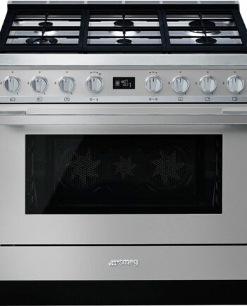 Smeg Cpf9gpx Portofino Gaskomfur  Rustfrit Stål