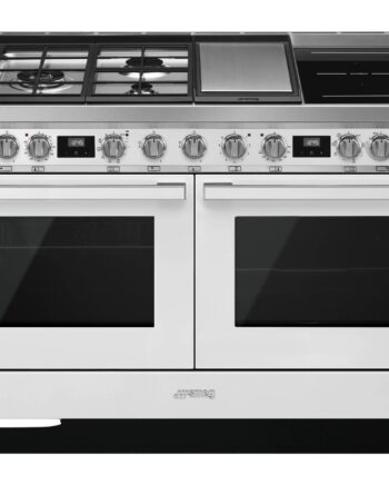 Smeg Cpf120igmpwh Portofino Gas- Induktionskomfur  Hvid