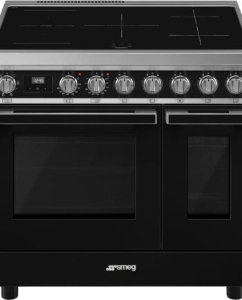 Smeg Cpf92imbl Portofino Induktionskomfur 83   Kg  Sort
