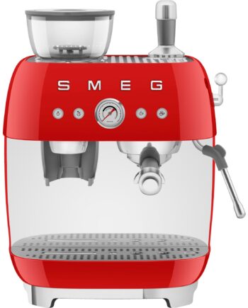 Smeg Egf03 Manuel Espressomaskine  Rød