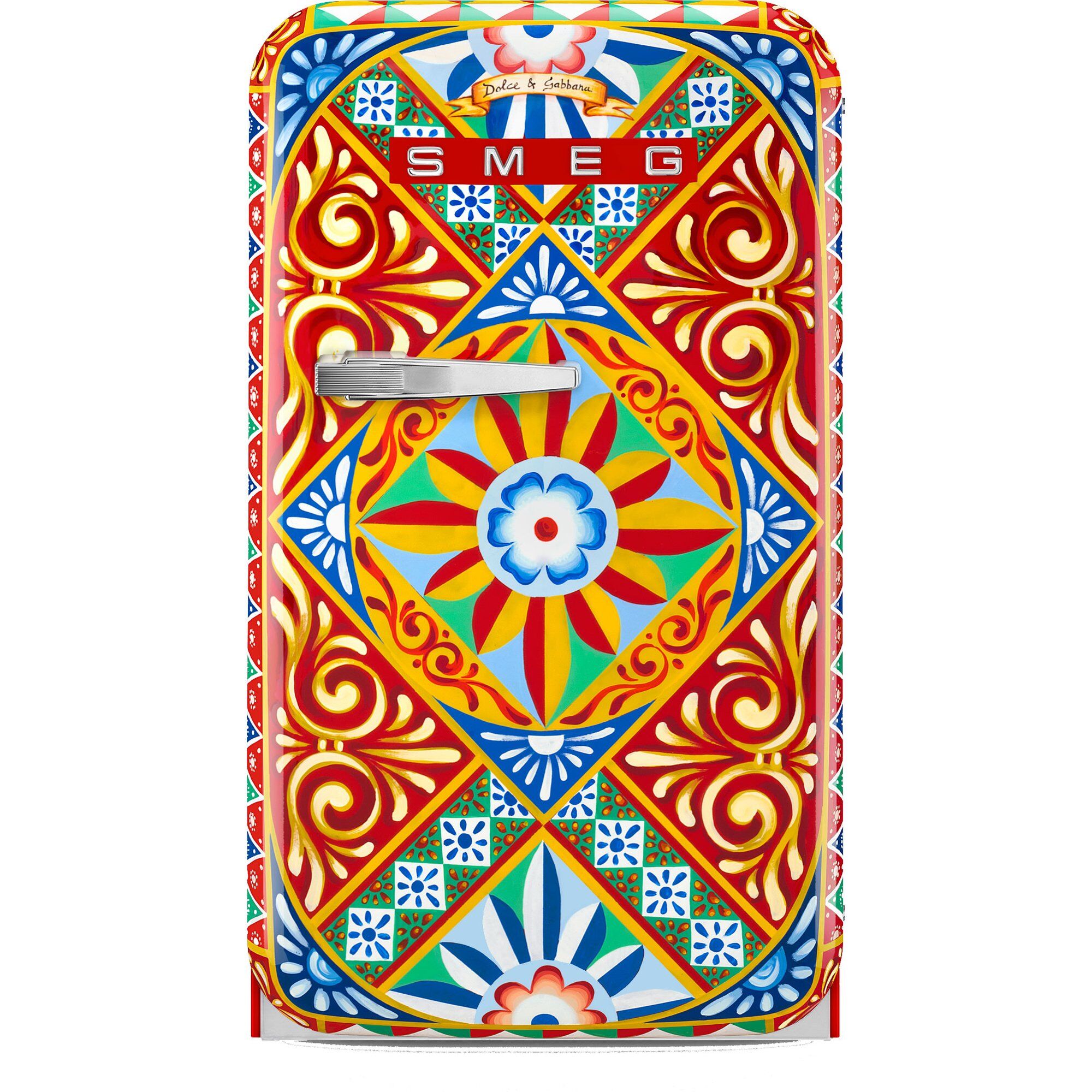 Smeg Fritstående Køleskab Dolce Gabbana Divina Cucina Fab5rdgc5 73 Cm