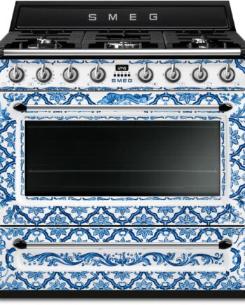 Smeg Gaskomfur Dolce   Gabbana Mediterraneo Tr90dgme9 90 Cm