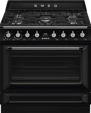 Smeg Gaskomfur Victoria Tr90gmbl 90 Cm  Sort