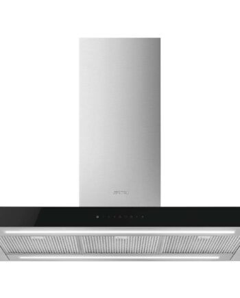 Smeg Kbti9l4vn Frithængende Emhætte 90 Cm  Rustfrit Stål Glas