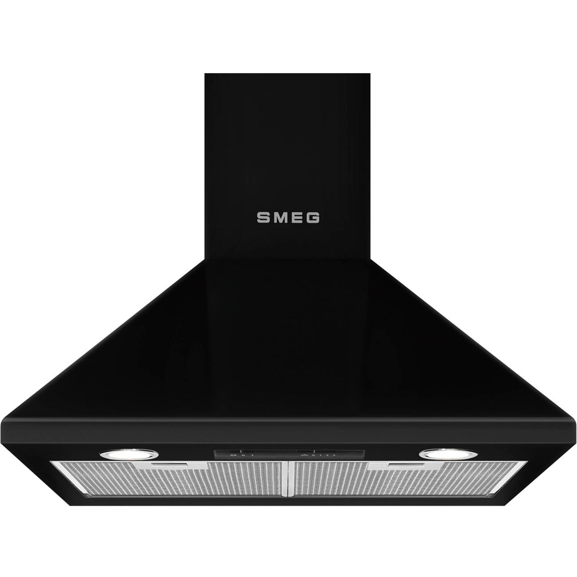 Smeg Ksed65nee 60cm Universal Vægmonteret Emhætte Sort