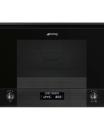 Smeg Mp122b3 Linea Indbygningsmikroovn 60 Cm  Sort