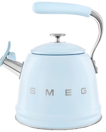 Smeg Vandkedel Med Fløjte     Liter  Pastelblå