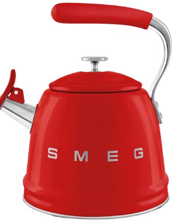 Smeg Vandkedel Med Fløjte     Liter  Rød