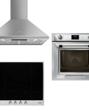 Smeg Victoria Hvidevarepakke  Rustfrit Stål
