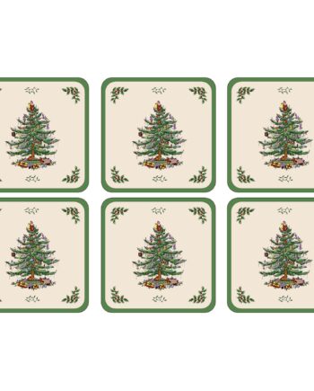 Spode Christmas Tree Glasbrikker    Stk