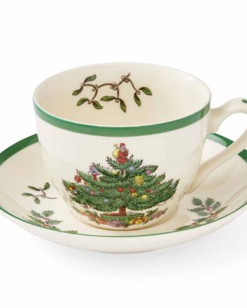Spode Christmas Tree Tekop Med Underkop