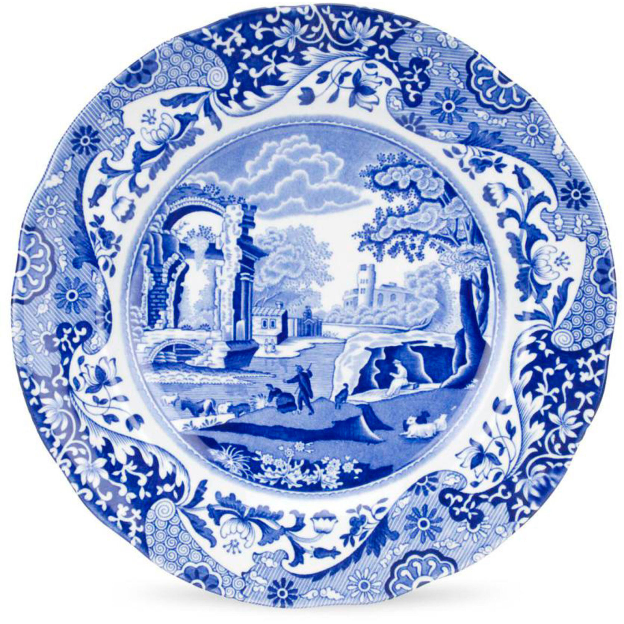 Spode Desserttallerken 39 Blue Italian 23 Cm
