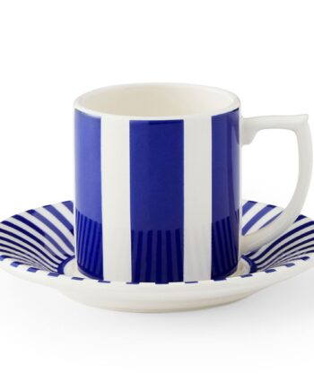 Spode Steccato Espressokop Med Underkop