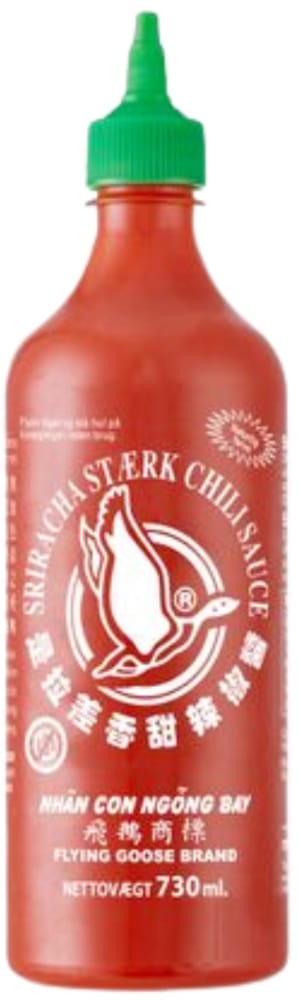 Sriracha Stærk Chili Sauce 730 Ml