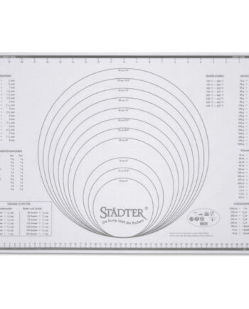 Städter Bageark   Glasfiber Silikone Gradueret 60 Cm   40 Cm