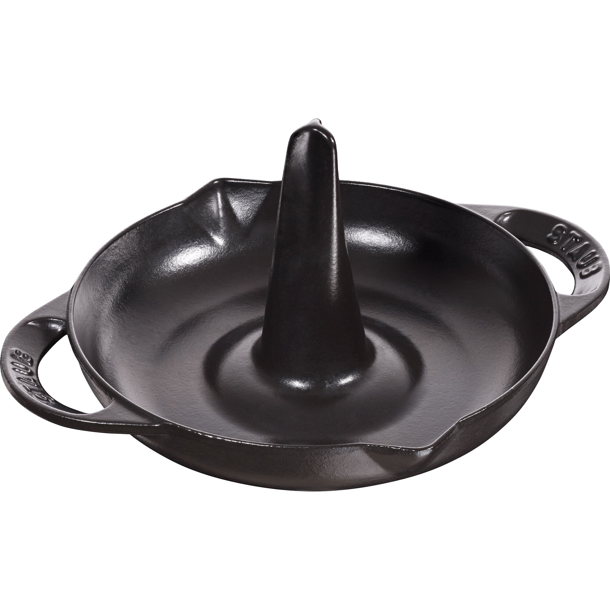 Staub Kyllingestativ   Støbejern 24 Cm  Sort