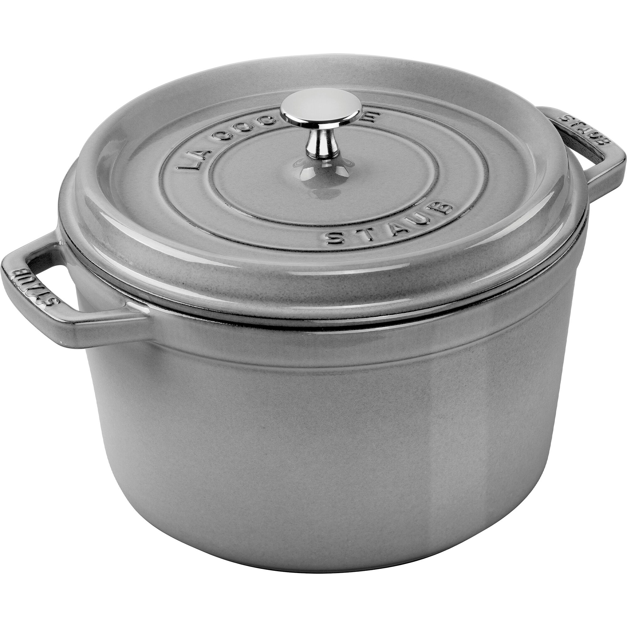 Staub La Cocotte Dyb Støbejernsgryde 24 Cm  Grafitgrå